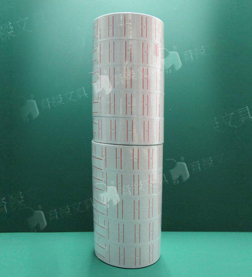 標價機 單排使用貼紙 1Y (適用各廠牌) 10捲入(條)